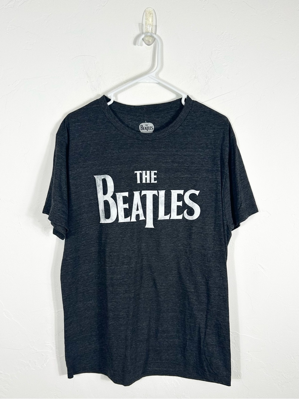 The Beatles Graphic T-Shirt Charcoal Heather Gray 2015 Apple Corps Men's Large